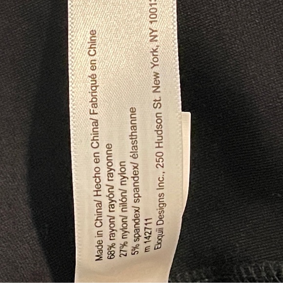 Eloquii Flat Front Pull On Bootcut Straight Black Pants Women's Size 26 - Picture 6 of 6